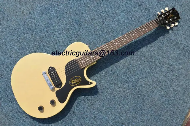 Best price at $212 Cheap Hot Selling Slash Standard cream color Top VOS Gold top with one p90 pickups lp guitar direct from china factory