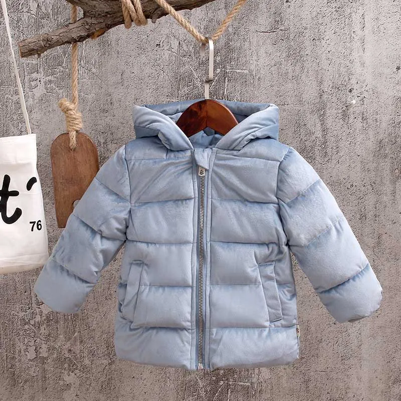 

boys winter outerwear kids winter warm cotton snowsuit down parkas bebe sport casual hoodies coats jackets for girls clothing