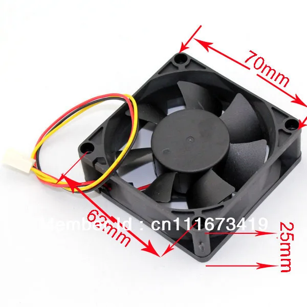 Новый 12В 3Pin 7 см 70 мм 7025 PC процессор радиатор VGA чехол система Cooller Fan GKD|vga heatsink|pc cpupc