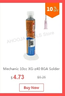 5 шт./лот механик 10cc XG-z40 BGA флюс паяльной пасты Sn63/Pb37 для ремонта мобильного телефона шприц паяльная паста паяльная сварка