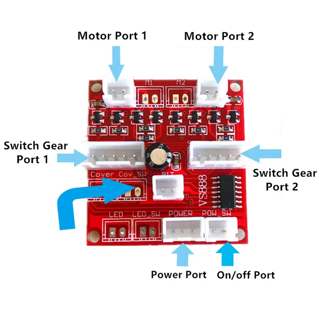 Watch Winder Replace motor Watch Winder PCB Circuit Board Watch Display