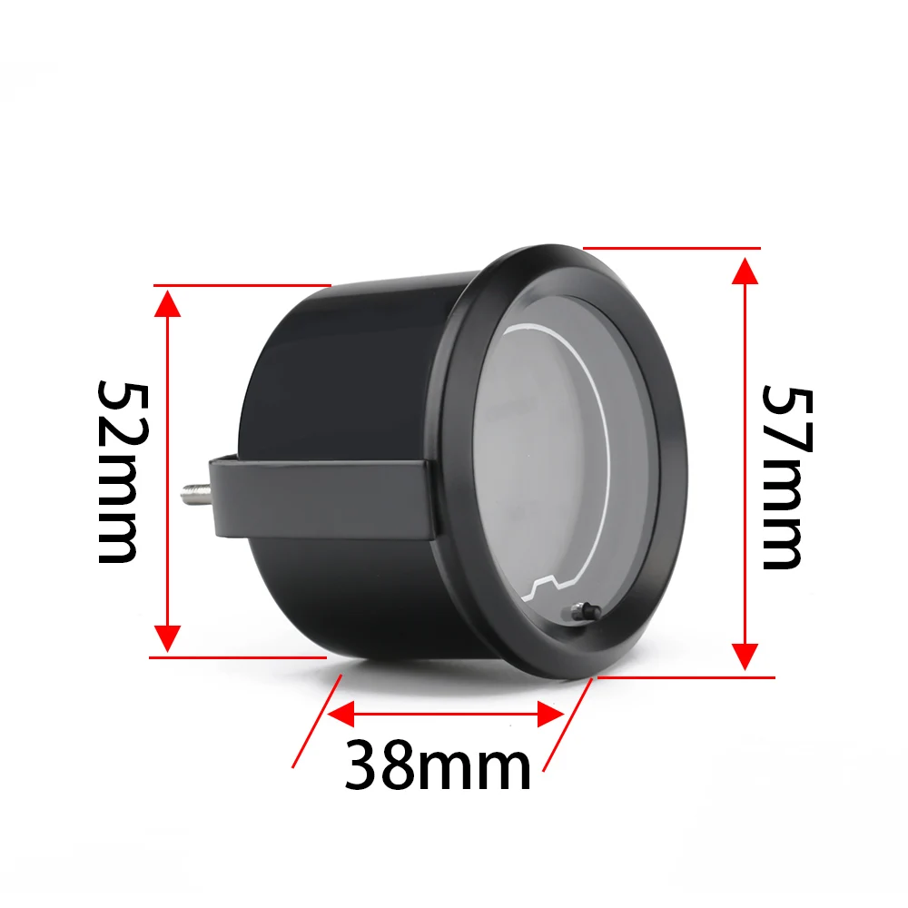 CNSPEED 2 дюйма 52 мм турбо Boost Калибр бар PSI ЖК дисплей 7 цветов Виртуальная указка дисплей черный круг для Vw digital YC101420