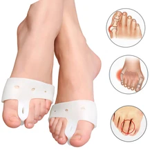 1 paio = 2 pezzi genuino nuovo speciale alluce valgo pollice biciclico bretelle ortopediche correttore punta Silicone quotidiano alluce alluce alluce