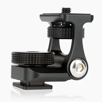 

FFYY-Ulanzi U-40 Monitor Mount Bracket Holder Dual Moveable Arms 180 Degree Rotation Cold Shoe Mount For Dslr Cameras Video Mo