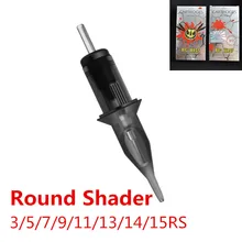 Большая ОСА серый Evolved картриджи татуировки иглы-круглые шейдеры 3/5/7/9/11/13/14/15RS