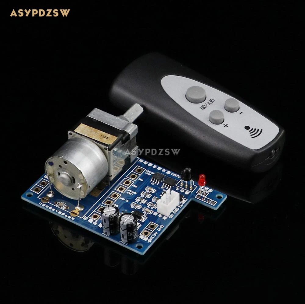 WL028 Preamplifier Power amplifier balance input output Remot volume control board With ALPS motor potentiometer