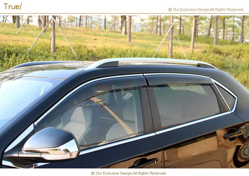 Для MG GS Пластик автомобиль-Стайлинг Аксессуары окна козырек вентиляционный Оттенки Солнце Дождь гвардии 4 шт