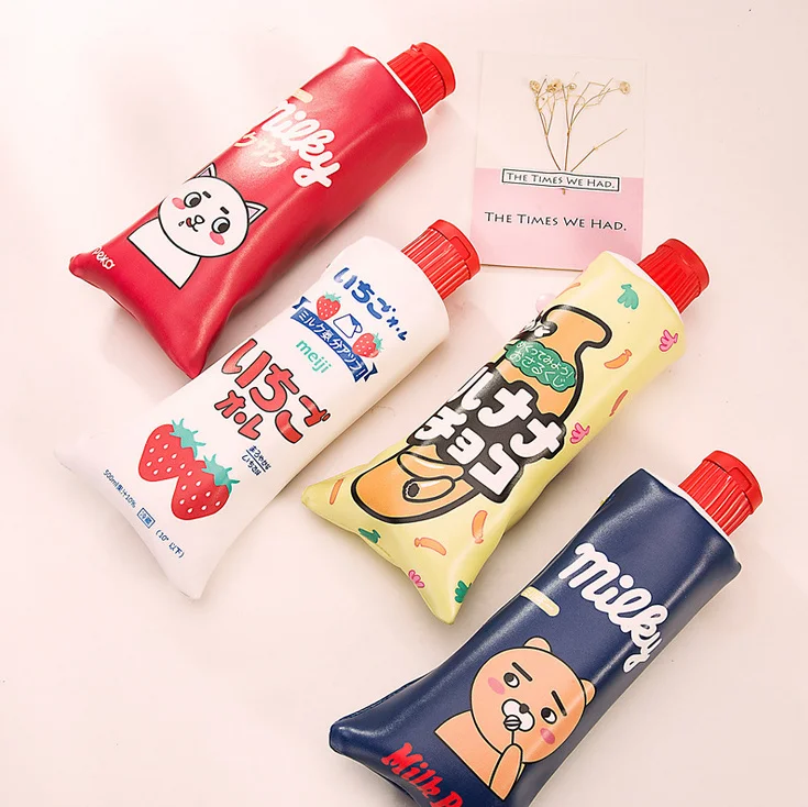 

Novelty 4Cartoon, Kitty , Strawberry Etc. - 25*8CM PU Leather Coin Gift BAG Case Pouch ; Coin Purse Organizer BAG