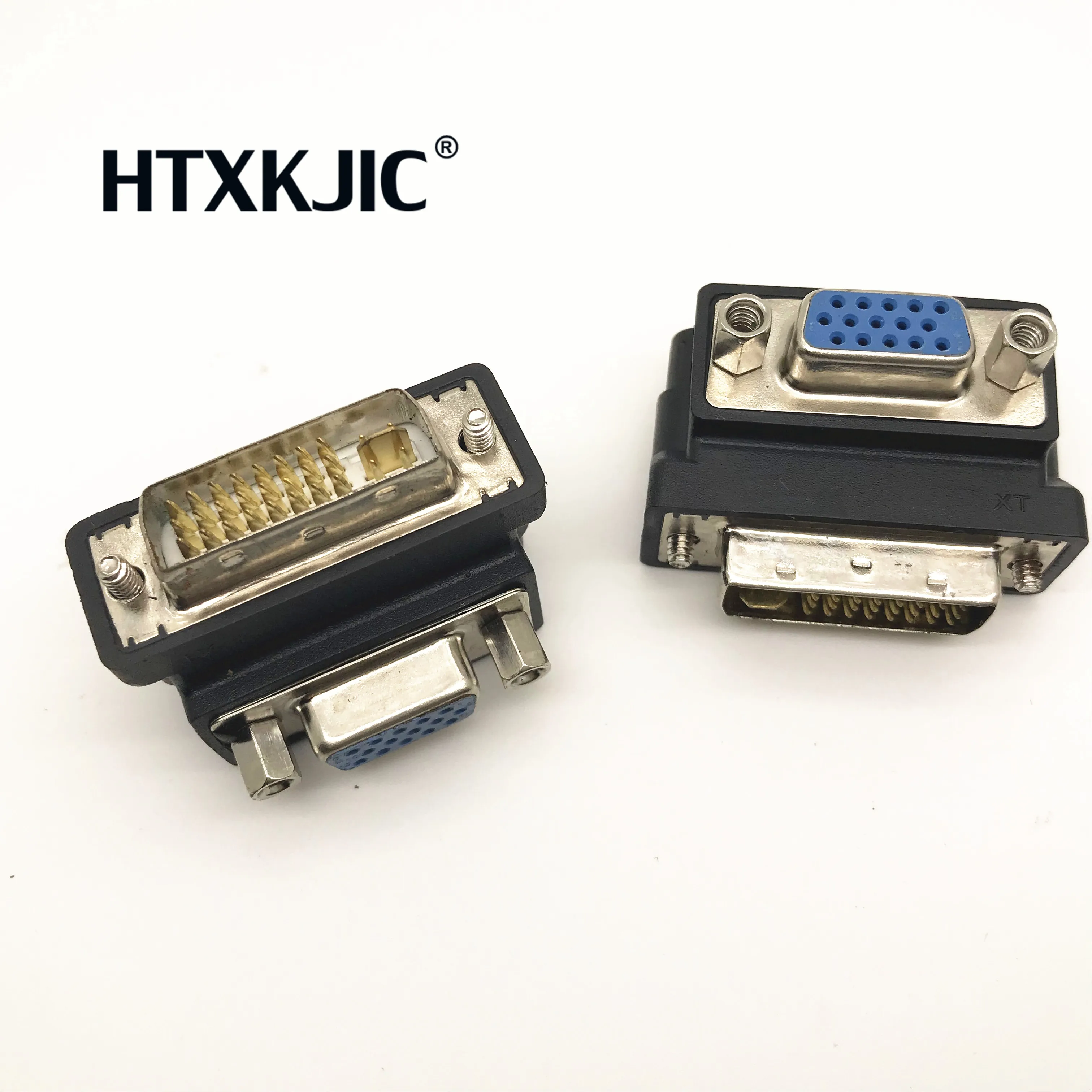 Monitor Lcd-Converter-Adapter DVI-I Video-Card Female HD VGA 1pcs/Lot Vga-Svga 15-Pin