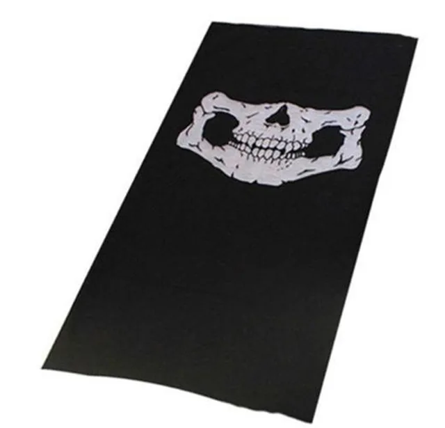 Skull Printed Men Women Magic Scarf Polyester Scarves Motorcycle Climbing Sports Bandanas Headwear Tubular Cap Tube Face Mask 5