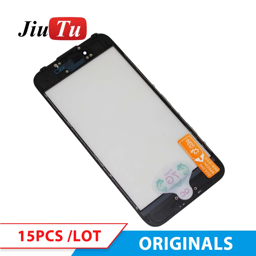 

OEM Original Cold Press 3 in 1 Glass with Frame+OCA Parts For iPhone 8P 8G 7P 7G 6SP 6S 6P 6G 5S 5C 5 LCD Screen Refurbish 15pcs