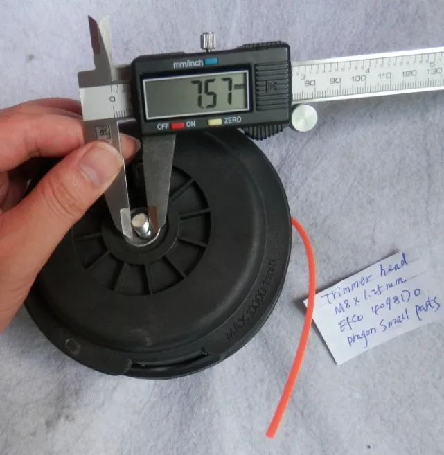 TRIMMER HEAD MLH M8 X 1.25mm  EFCO 4098172 5