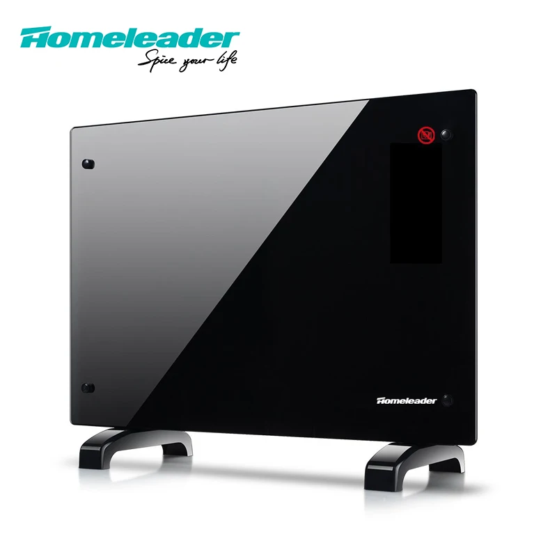 Homeleader GHB 15A Electric Panel Heater, Waterproof Glass Panel Heater with Adjustable