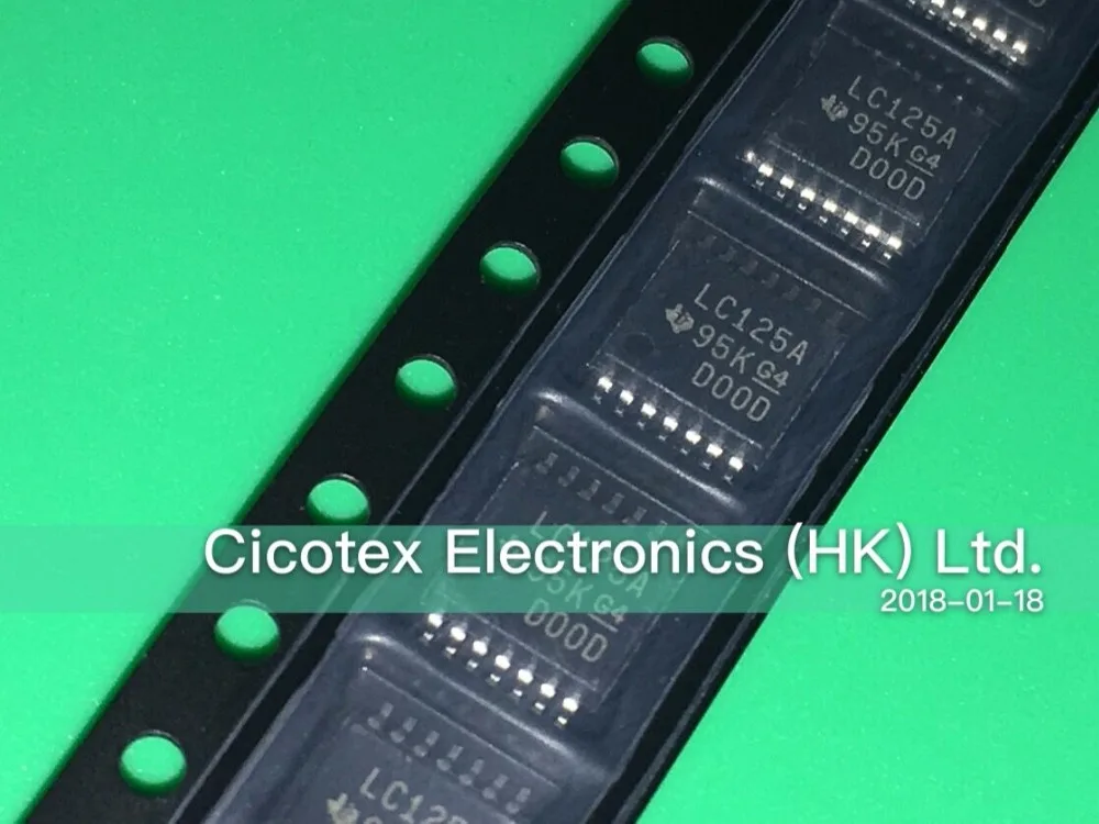 

10pcs/lot SN74LVC125APWRG4 TSSOP14 LC125A IC BUS BUFF TRI-ST QD 14TSSOP
