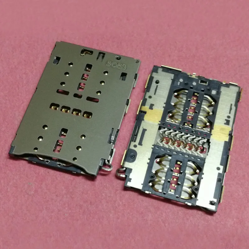 

10pcs SIM Card Reader Slot tray Holder Connector For Huawei honor 8 lite V8 P8 lite 2017 6A P9 Lite 2017 enjoy 7S memory socket