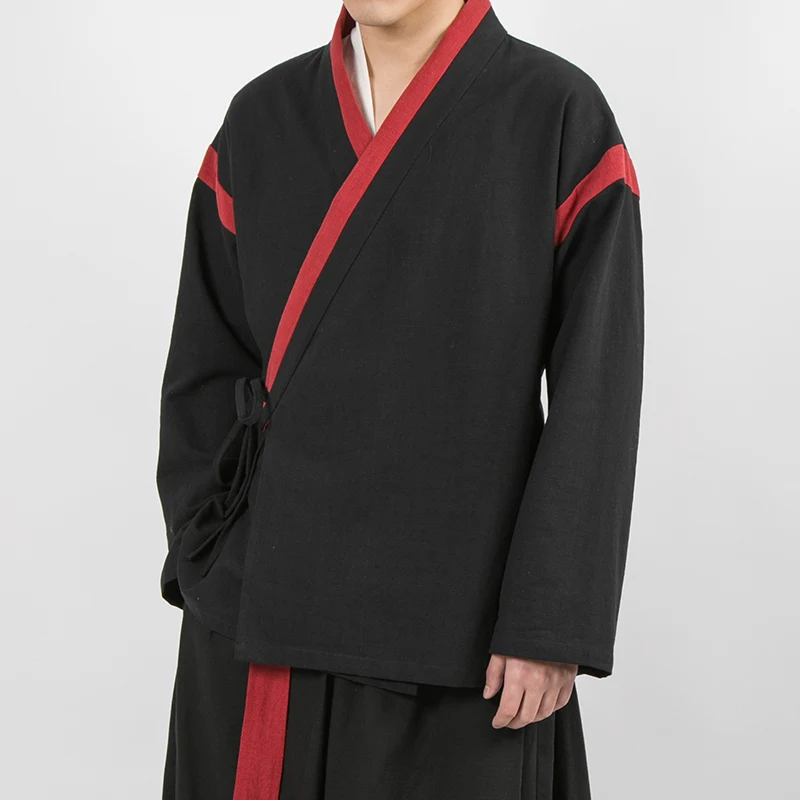 Chinese Style Jacket Men Streetwear Kimono Jacket Mens Kung Fu Jacket Man Linen Coats & Jackets Male Tang Suit Hanfu Hommes 4XL Chinese Style Jacket Men Streetwear Kimono Jacket Mens Kung Fu Jacket Man Linen Coats & Jackets Male Tang Suit Hanfu Hommes 4XL