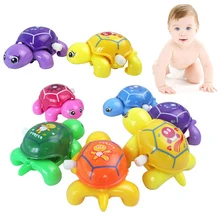 Красочные детские заводные морские животные Черепаха маленькая черепаха держать на движущемся беге черепаха ветер-вверх игрушки обучающая игрушка