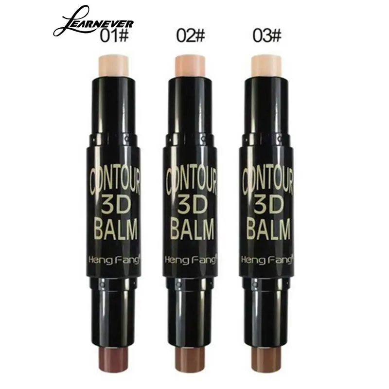 

LEARNEVER Makeup Double use Shadow Stick Beauty Brand New Metallic Shimmer Matte Eyeshadow Pencil Makeup Cream make up M03100