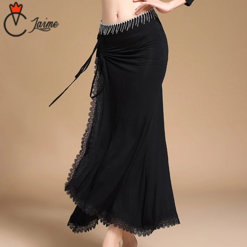 

Belly Dancing Clothes Professional Long Skirts Wrapped Skirt Women belly dance skirt black red fuchsia dresses clothes