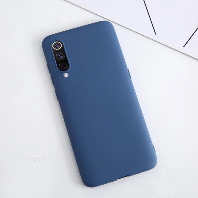 For Huawei P20 Lite Case Liquid Silicone Rubber Soft Cover For Huawei P20 Lite Pro P20Lite P20Pro Nova 3E Phone Cases Shockproof - Цвет: Синий