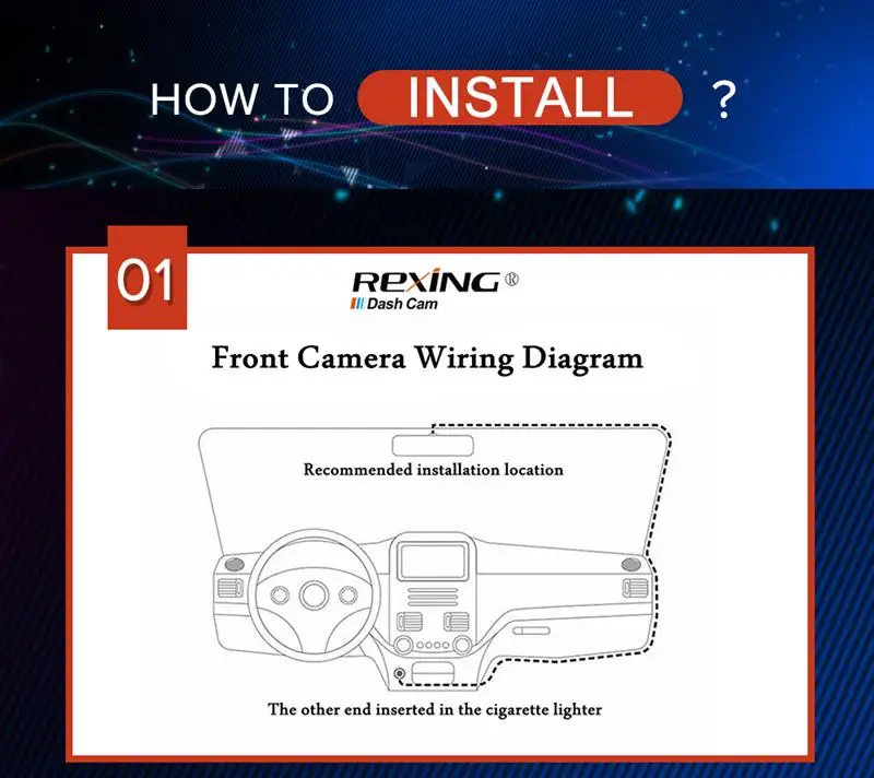 Rexing F8 Plus Автомобильный видеорегистратор камера заднего вида 1080 P спереди+ 1080 P Сзади Двойной Камера