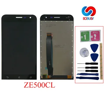 

Highscreen For ASUS Zenfone 2 ZE500CL Z00D LCD Display Touch Screen Panel With Frame Digitizer Assembly Replacement parts+tools