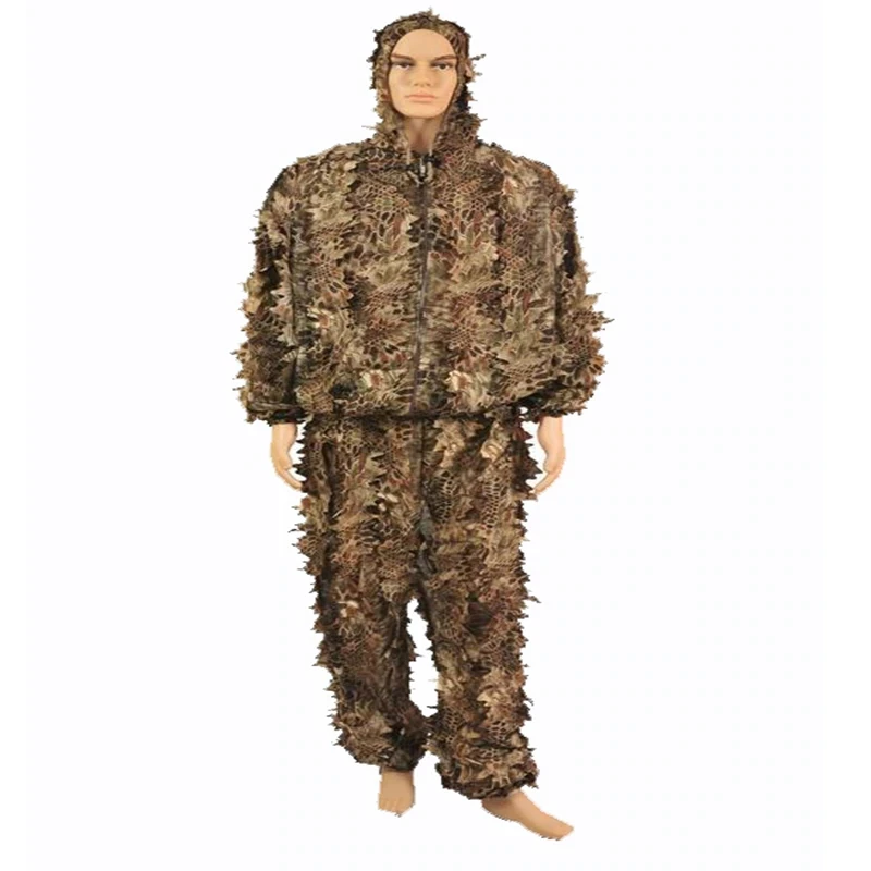 Typhon 3D камуфляжная одежда ghillie Костюмы камуфляж костюм армейская снайпера куртка