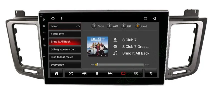 Excellent 10.2 inch 2.5D Octa 8 Core 2G+32G Android Car DVD Player for Toyota RAV4 RAV 4 RAV-4 2012-2017 autoradio GPS Navigation Radio BT 25