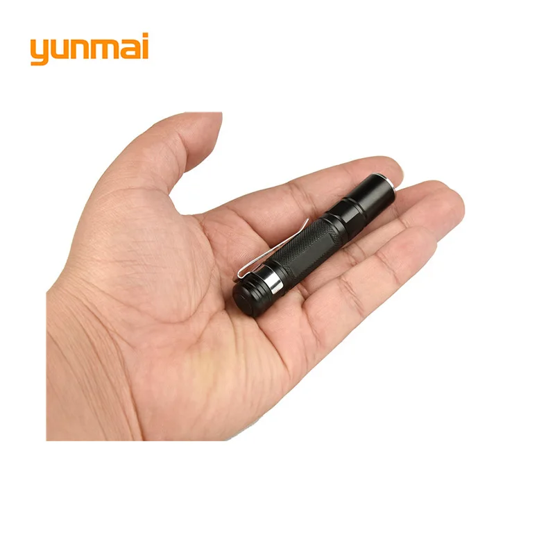 Small Daily Carry-on Flashlight Hot Sale Q5 Led Black Mini Penlight Working Emergency Linternas Zaklamp 1 Mode Simple Torches