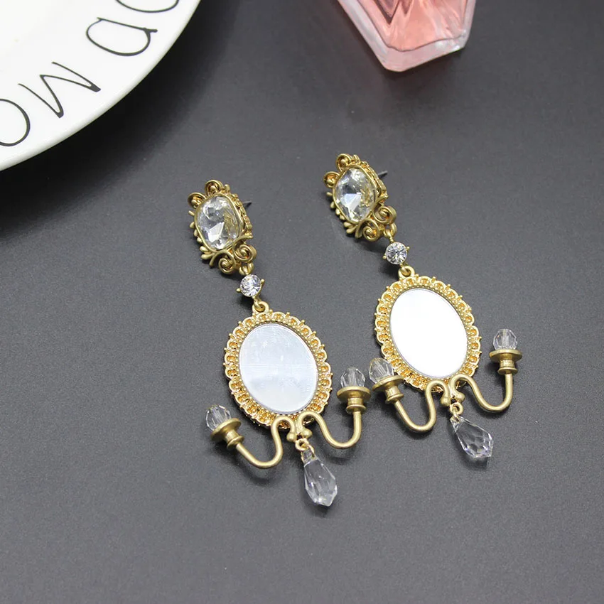 2017 европейские и американские зеркальные серьги в стиле барокко для люстры