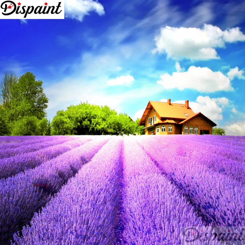 

Dispaint Full Square/Round Drill 5D DIY Diamond Painting "House flower" Embroidery Cross Stitch 3D Home Decor Gift A11417