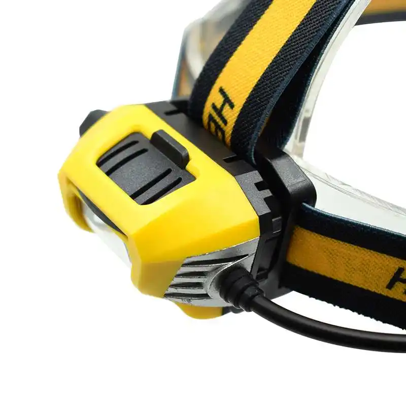 Аккумуляторная Micro USB светодиодные фонарики с SOS свисток XML L2 3800lm фронтальные Фара