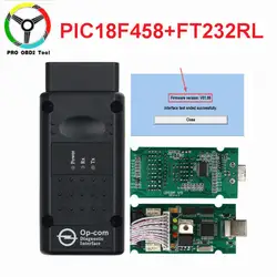 2019 Op com V1.99 с PIC18F458 FTDI лучше, чем V1.59 V1.65 V1.78 op-com OBD2 Авто диагностический инструмент для Opel, opcom