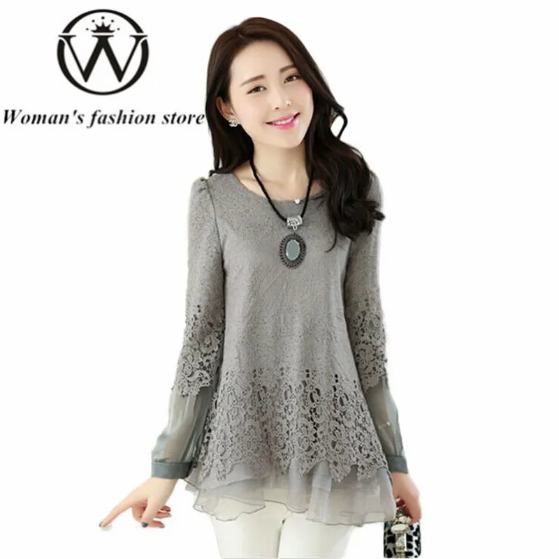 2015 New Hot Fashion Women Tops Openwork Crochet Lace Ladies 2015 New Hot Fashion Women Tops Openwork Crochet Lace Ladies