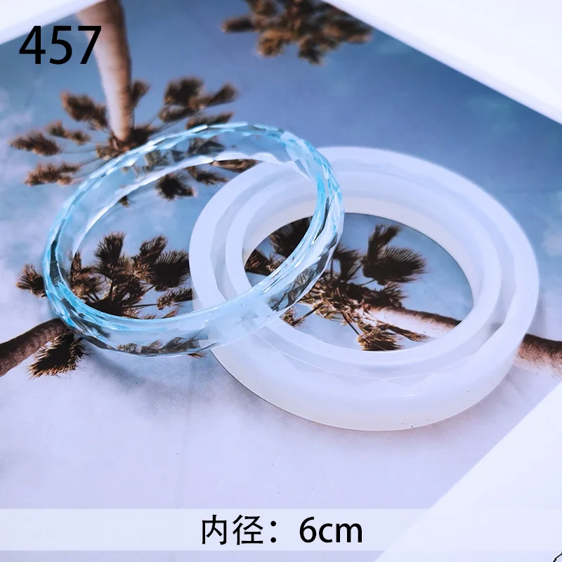 1 шт. браслет Подвеска для изготовления DIY прозрачный УФ-смола эпоксидный силикон комбинированные формы для DIY изготовления ювелирных изделий - Цвет: MJ-457
