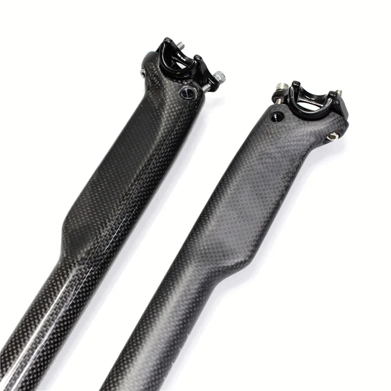 NO LOGO 3K Carbon Fiber MTB Seatpost Lightweight Road Bike Seattube Bicycle Seat Post Black 27.230.831.6mm Cycling Parts (5)