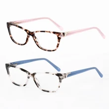 Металлические ацетатные миопи стекло es рамка женские прозрачные линзы ретро новые модные женские мужские очки для чтения компьютерные очки