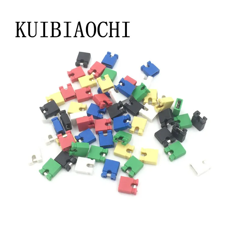 100 шт. 2 54 Перемычка мм крышка мини джемпер короткого замыкания для DIY черный белый