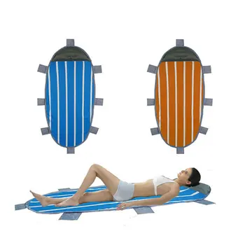 

Inflatable Beach Mat Camping Roll Mat Sleeping Bed Inflatable Pillow Mattress Camping Pad Picnic Beach Mat Air Mattress Bed Mats