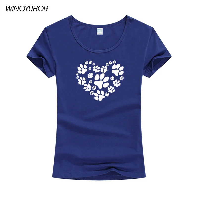 2019 New Fashion Dog Paw Print T-Shirt Women Short Sleeve Tshirt Tops Femme Funny Tumblr T Shirt Camiseta Femenina 2019 New Fashion Dog Paw Print T-Shirt Women Short Sleeve Tshirt Tops Femme Funny Tumblr T Shirt Camiseta Femenina