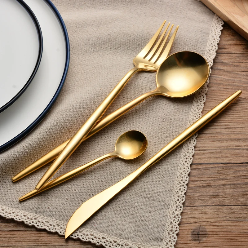 Dinning Tableware Knife Golden 3