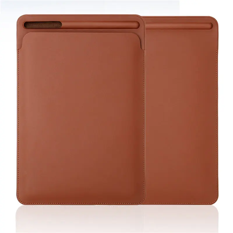 XBERSTAR сумка Чехлы для Apple Pencil для i Pad Pro 10,5/9,7 дюймов Чехол чехол из искусственной кожи чехол держатель чехол - Цвет: Brown
