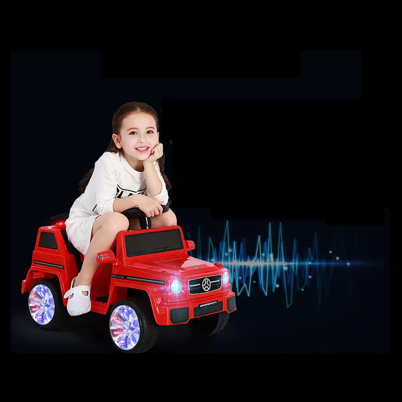 Fengda электрический автомобиль для детей катание на четырех колесах качели
