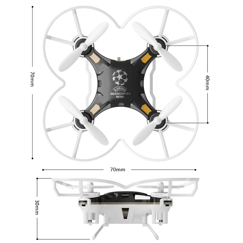 FQ777-124 мини Радиоуправляемый Дрон Микро Карманный 4CH 6 осевой гироскоп переключаемый контроллер Радиоуправляемый вертолет детские игрушки Радиоуправляемый квадрокоптер