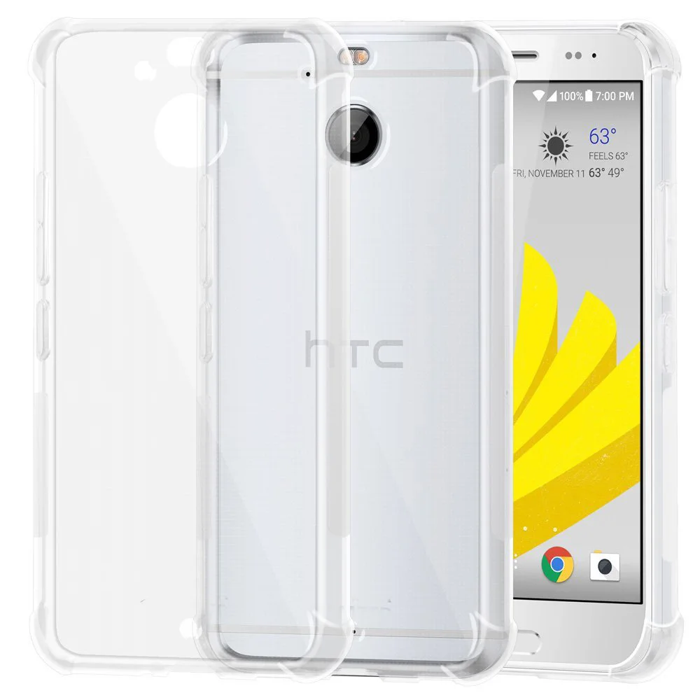 

Ultra Thin Soft TPU Transparent Silicone Clear Case Cover for HTC Bolt / HTC 10 Evo