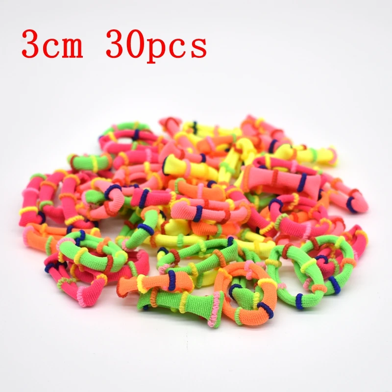 100-1000 pcs kids hair rope Hair Accessories Scrunchy Elastic Hair Bands Girls decorations Headbands Rubber Band hair scrunchies