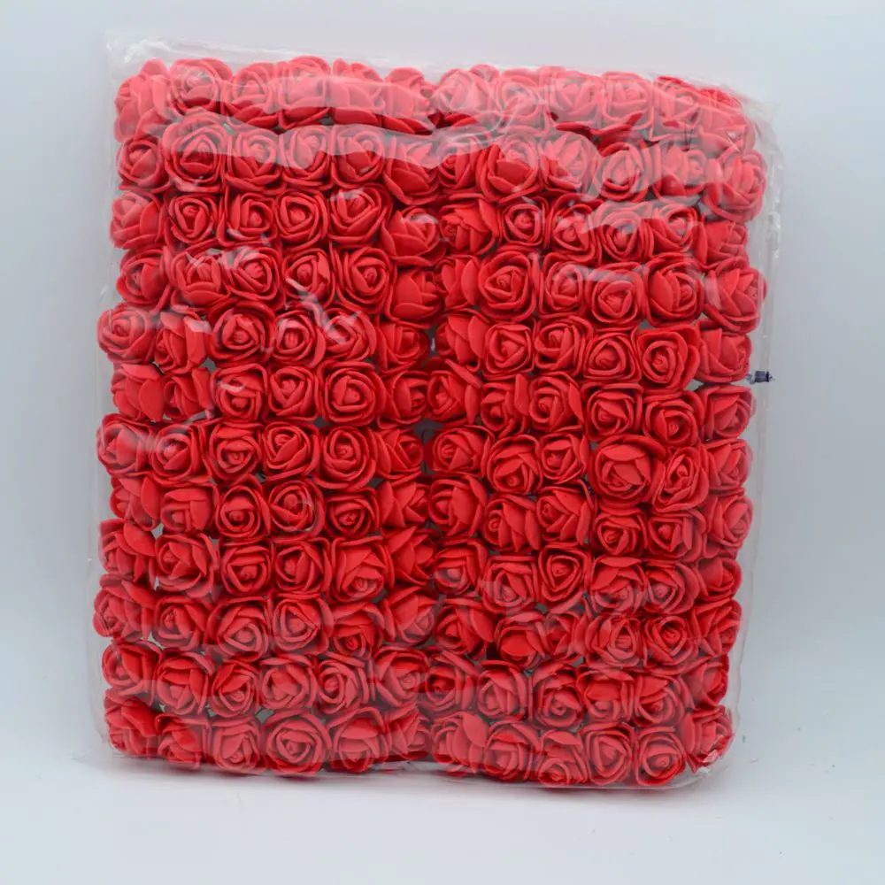 144 шт./пакет помпоном пены роз для дома свадьба декор в виде рождественского венка гирлянды "сделай сам" Подарки скрапбукинга искусственные цветы