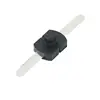 10PCS 1712-CC ON OFF Black Flashlight Control Switch 2 pins Table Light Longer Feet Parallel Central Button 17*12mm ► Photo 2/6