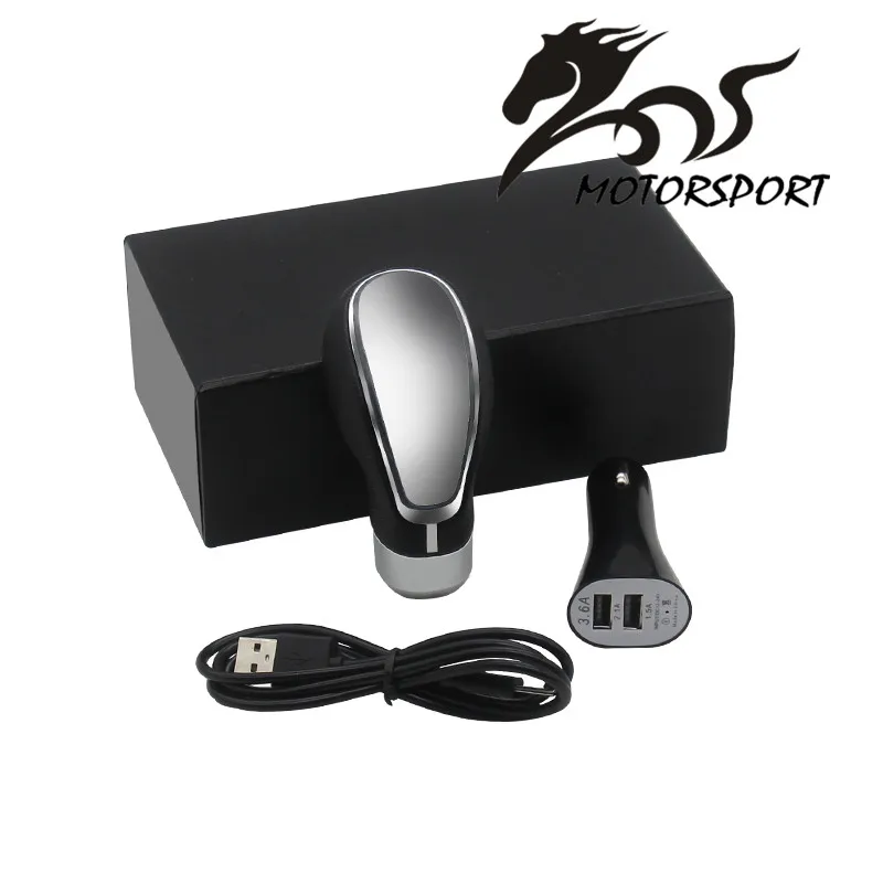 Универсальная крутая светодиодная ручка переключения передач рукоятки рычага с