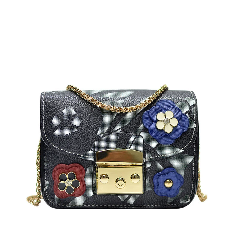 

New Mini Metropolis Graffiti Handbag 2018 Designer Leather Grafiti Bag Women Flap Chain Bag Ladies Shoulder Crossbody Purses